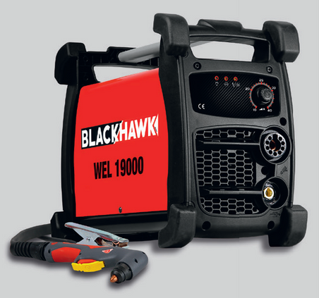 Plasma cutter, single phase 230 V (WEL19000, BLACKHAWK)