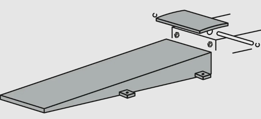 Rampų komplektas 2950 mm, 2 vnt., RAVAGLIOLI (S800A12)