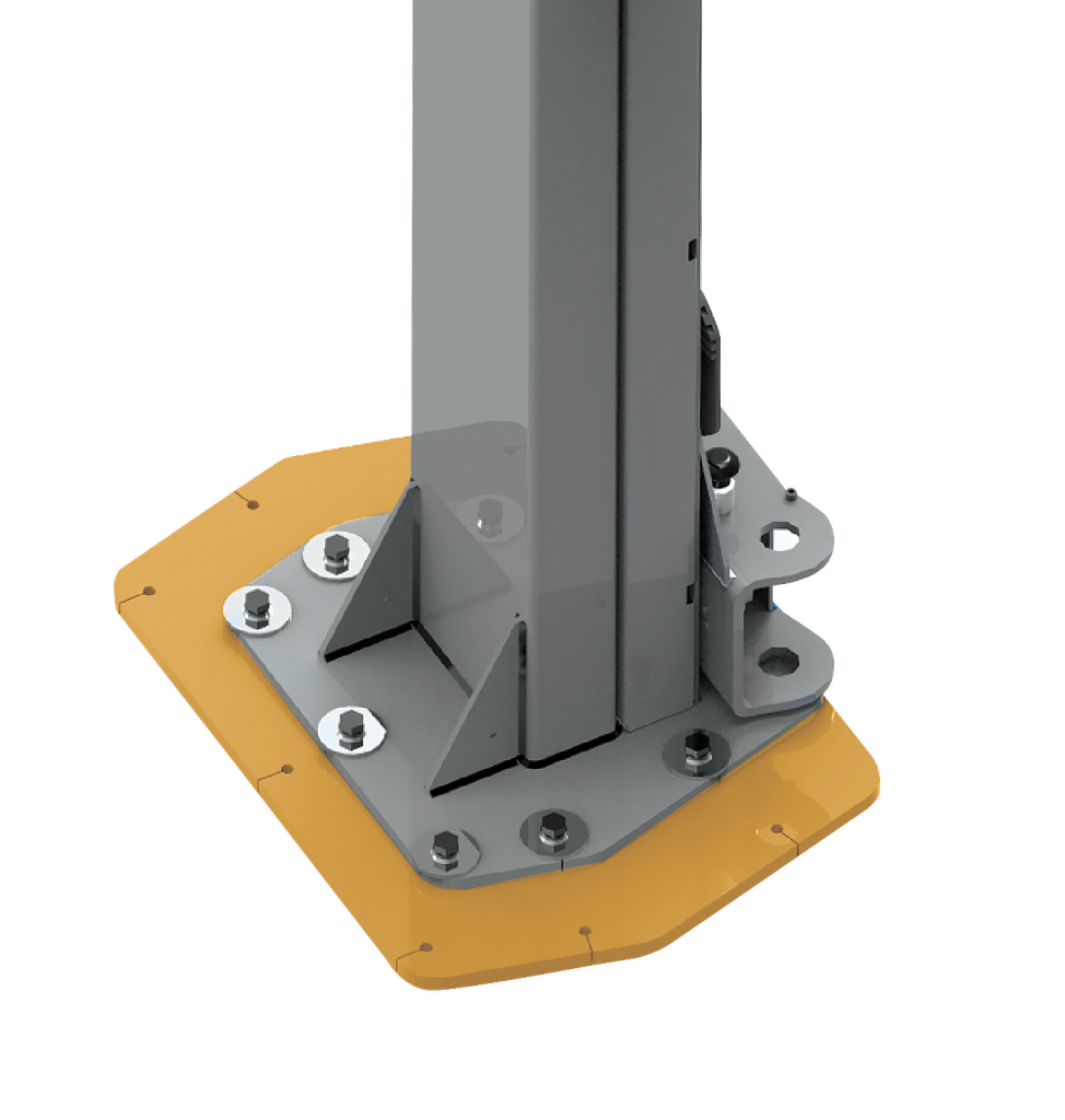 Kit containing outrigger plates (min. thickness up to 120 mm), RAVAGLIOLI (VSG.2CALL.901453)