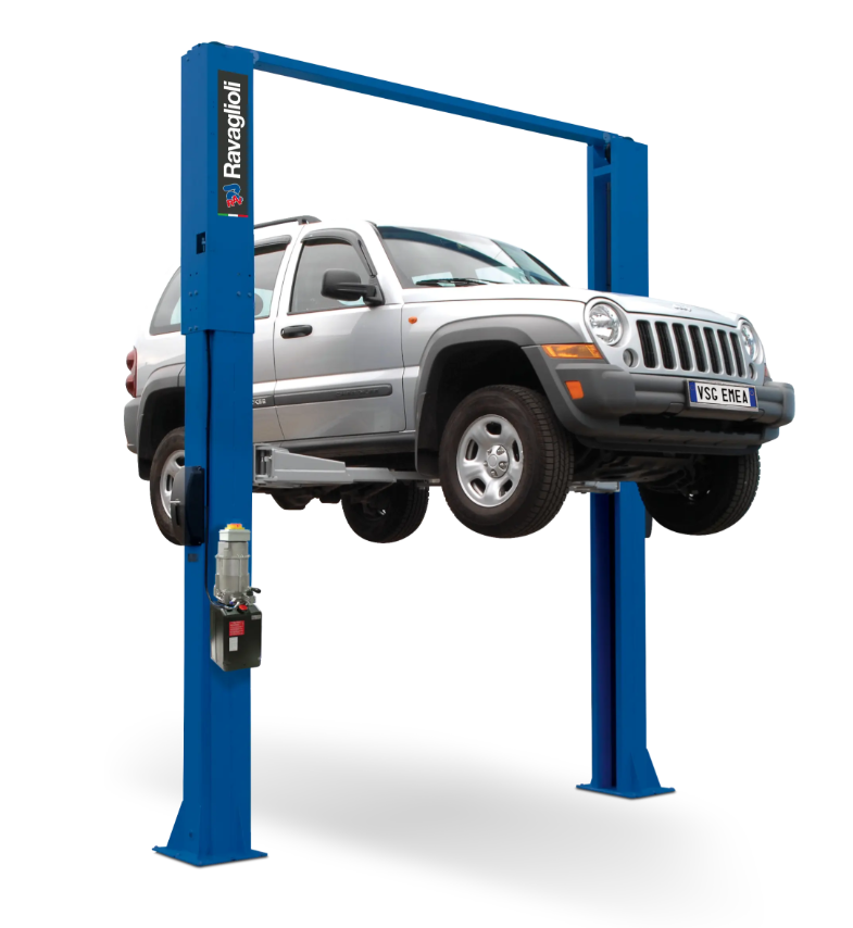 Electro-hydraulic two-post lift 3.2 T, RAVAGLIOLI (KPH370.32K, RAVAGLIOLI)