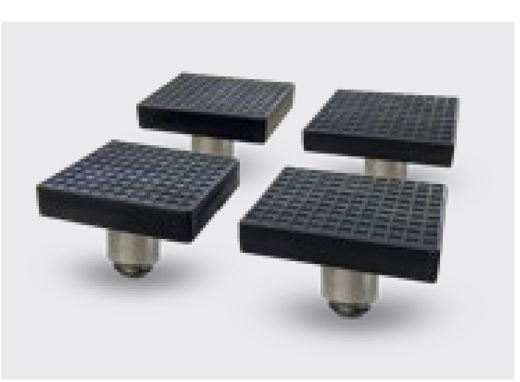 TESLA set of 4 rubber pads Ø 45 mm (S370A34, RAVAGLIOLI)