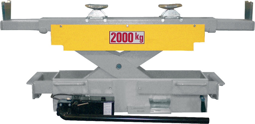Scissor axle jack 2000 kg, manual hydraulic (VSG.JS17X.902108, RAVAGLIOLI)