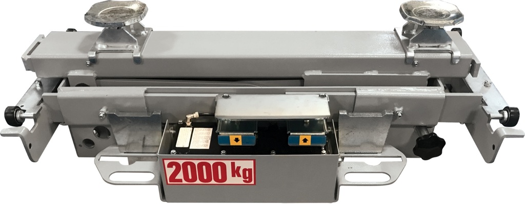 Pneumatic-hydraulic jacking beam 2T J20PNRL, extended (VSG.J20PN.901422, RAVAGLIOLI)