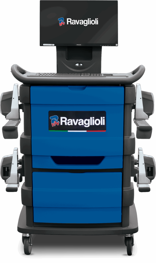 RAVTD8080PTWS.3 riteņu regulēšanas stends, 8 CCD, kravas automašīnām, RAVAGLIOLI (RAV.TD808.700551)