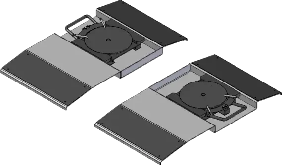 Seat for turn tables (turntables and, RAVAGLIOLI (STDA139)