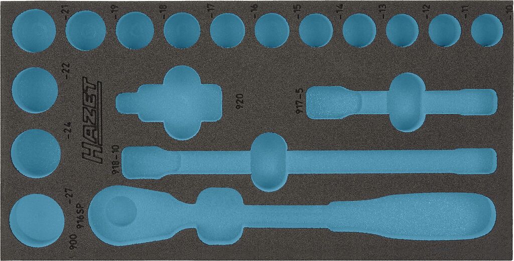 Two-component foam tool insert (163-191L, HAZET)