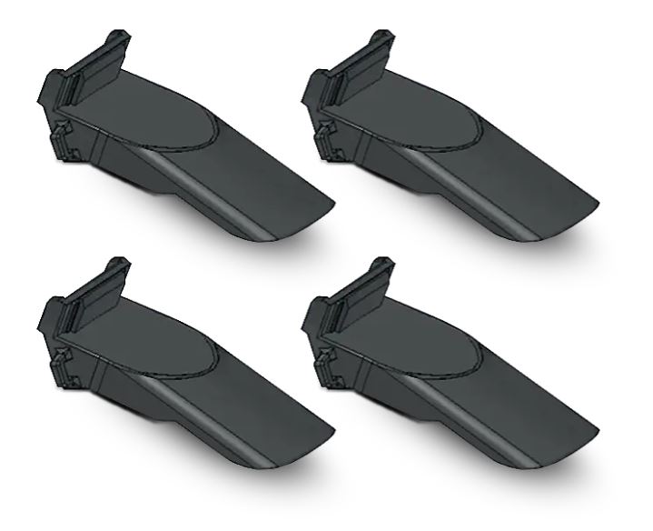 Griebtuvų apsaugos, 40 vnt. (10 rinkinių), 24–28", RAVAGLIOLI (G800A6K)