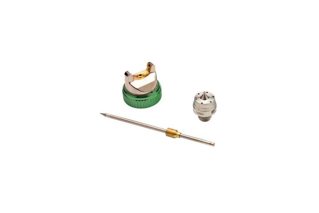 Purkštukų rinkinys JA-HVLP-1080G su purkštuku (1,2 mm) ir adata (JA-HVLP-1080GN(1,2), JONNESWAY)
