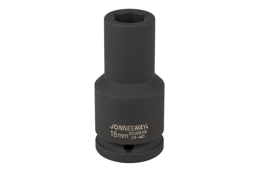 Gara trieciena muciņa 3/4" 6-stūru 18 mm (S03AD6118, JONNESWAY)