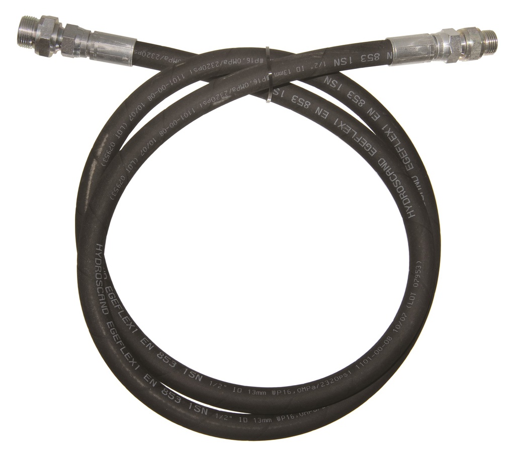 Alyvos žarna 8 m x 1/2" G3/4"(v)/G1/2"(m) - G1/2"(m/v) (16745, EUROLUBE EQUIPMENT)