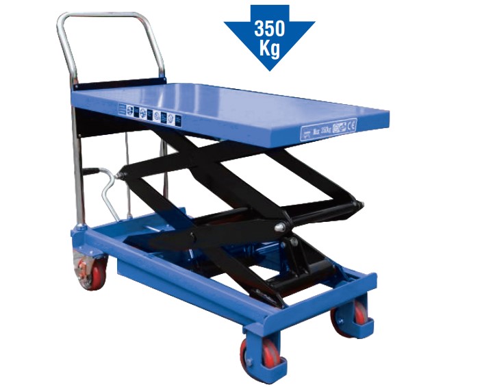 Žirklinis - platforminis keltuvas - vežimėlis SPIN (05.084.28, MARCO TOOLS)