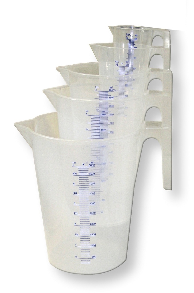 Graduated jug 1 L, 96 pcs (16776-96, EUROLUBE)