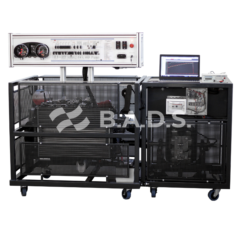 Mācību benzīna dzinējs ar daudzpunktu iesmidzināšanas (MPI) + dinamometrs (MVMPI01-DYNO)