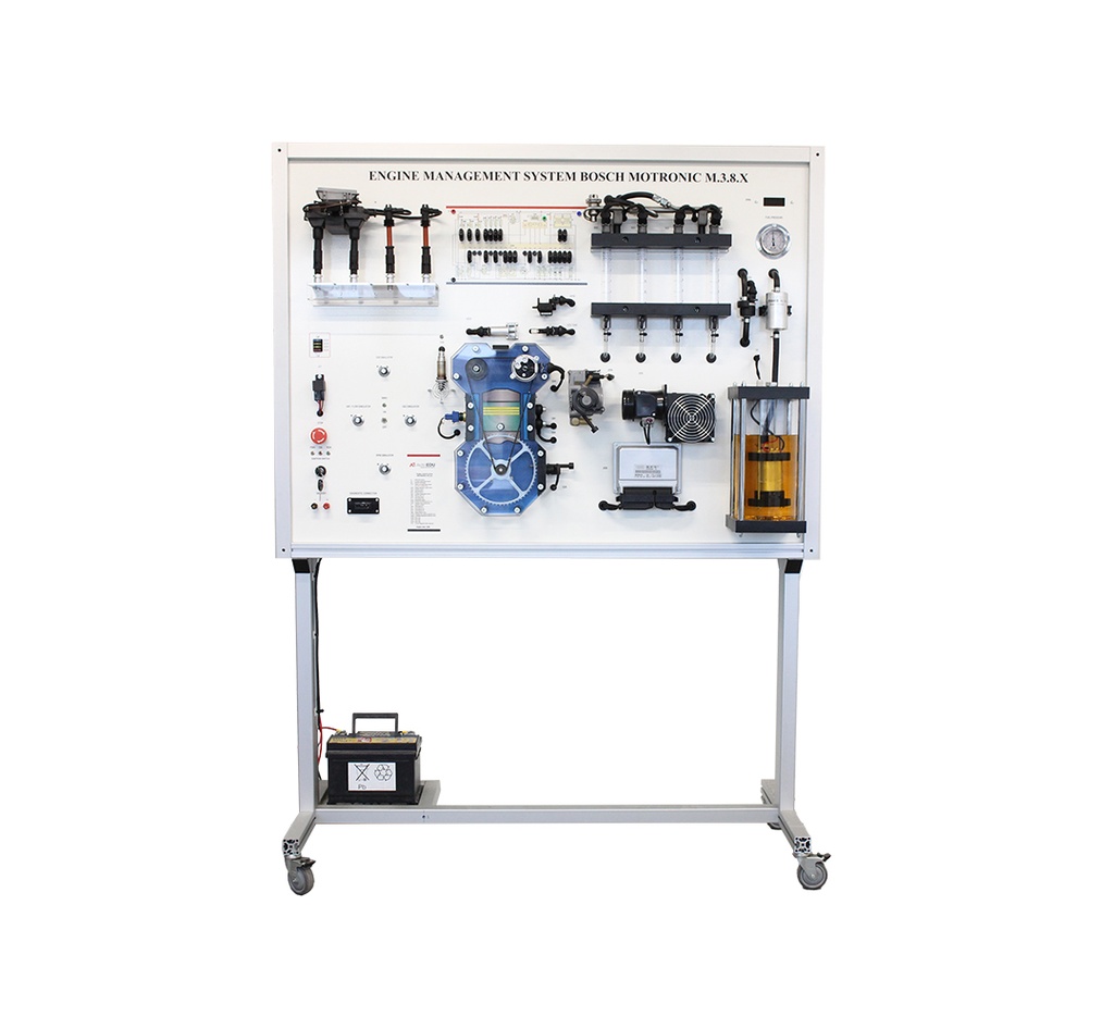 Dzinēja iesmidzināšanas mācību stends Motronic M 3.8.X (MPI) (MSMPI01)