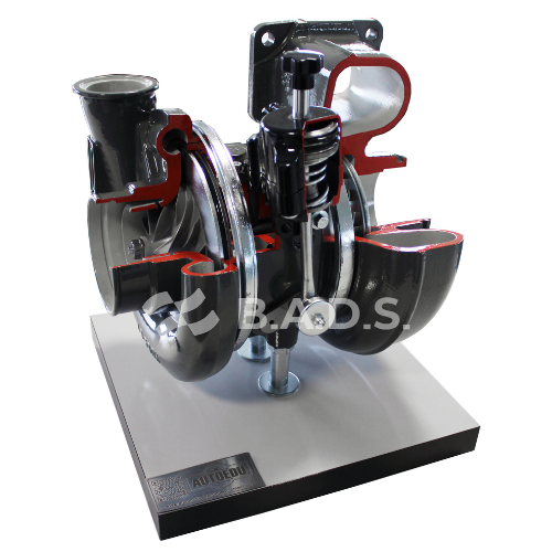 Truck Turbo charger cutaway model (AETTC)