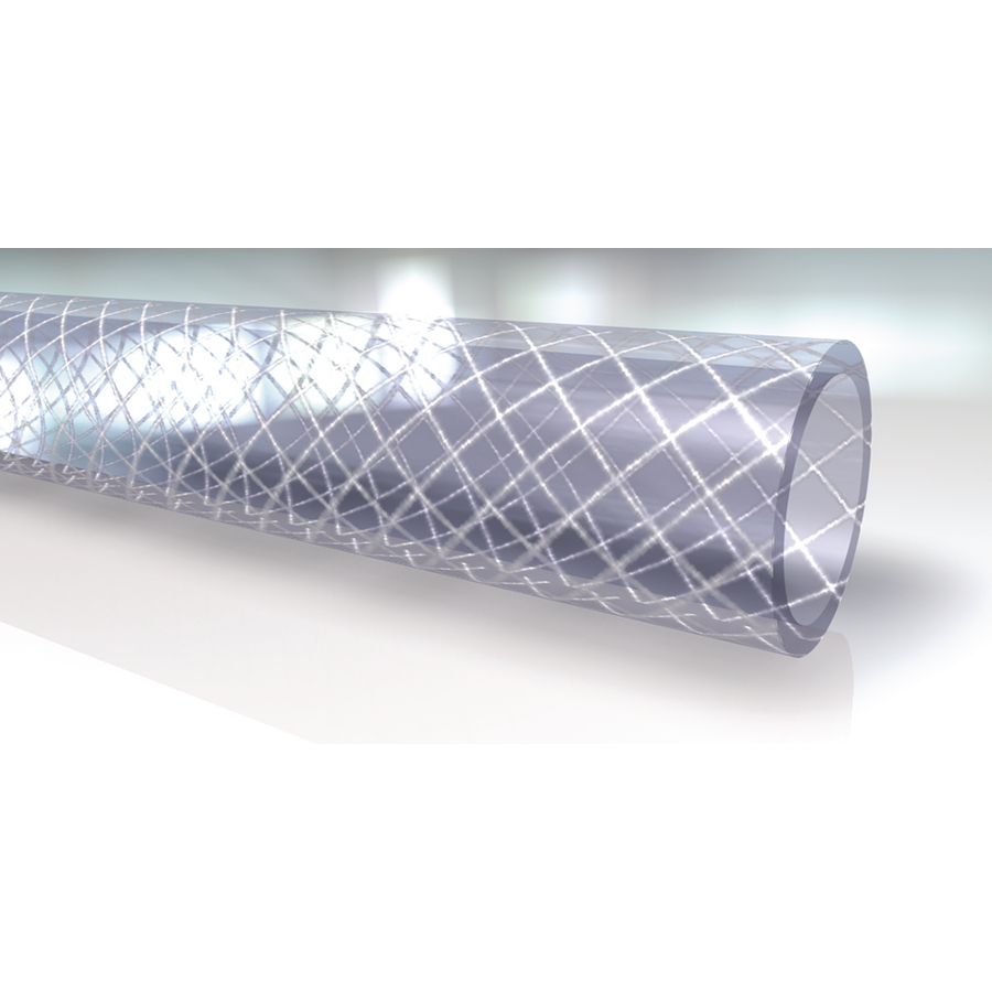 PVC sieta stieples šļūtene 50x5 mm, caurspīdīga (PSG50-5)