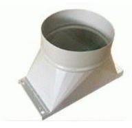 Perėjimas nuo bėgio prie Ø200 mm ortakių (XTK-FUS-200L, FILCAR)