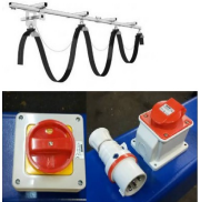 Crane adaptation kit for electric hoist (Krano pritaikymas elektrinei talei)