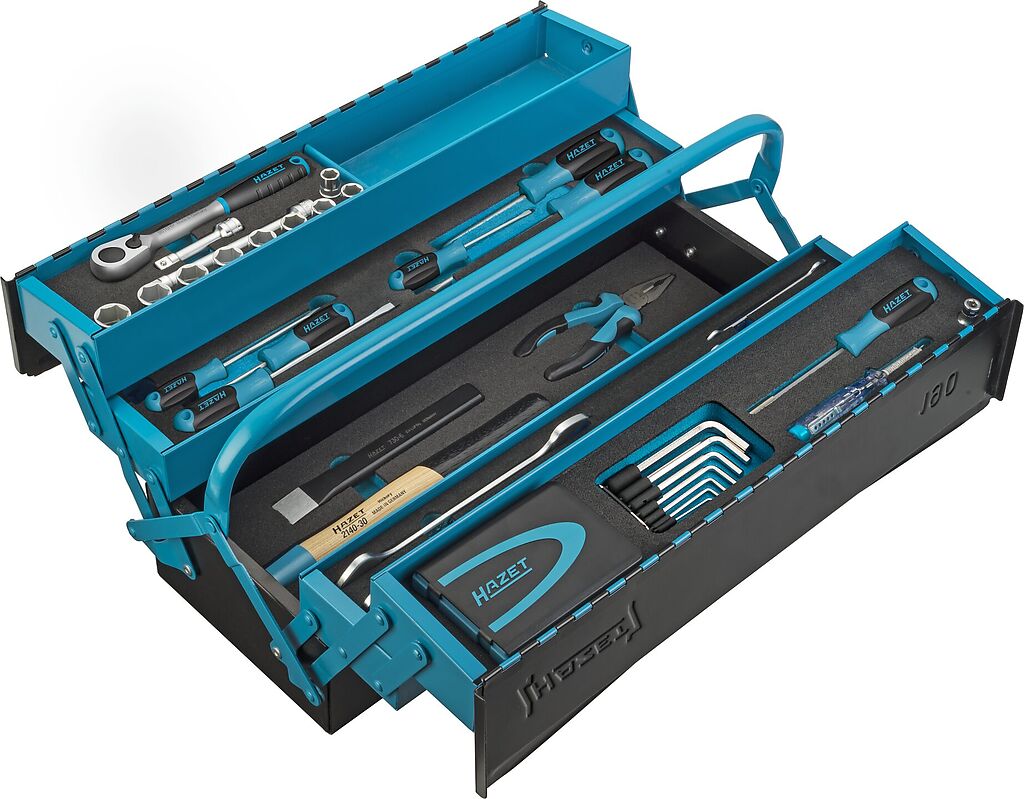 Instrumentu kaste ar 79 daļu instrumentu komplektu (190/79, HAZET)