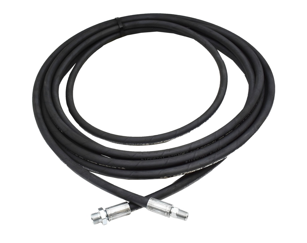 Smērvielas šļūtene 10 m x 1/4 collas, G3/8 collas (ārēj.) – 1/4 collas (ārēj.) (2070010, EUROLUBE)