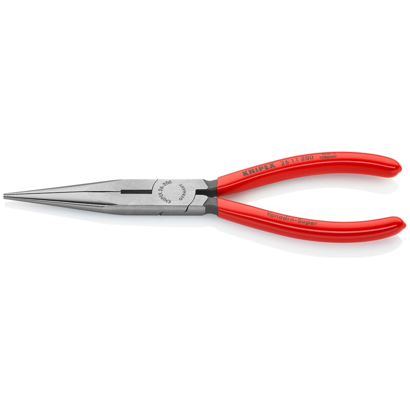 Flat long-nose pliers 200mm (26 11 200, KNIPEX)