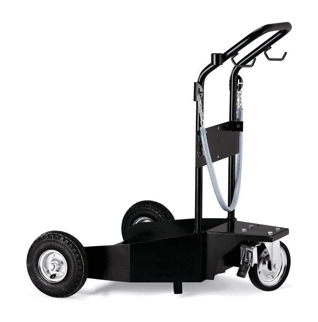 Trolley with pneumatic wheels for 200L drum (26757, EUROLUBE)