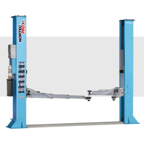 Nortec PD5000N electro-hydraulic two-post lift 5T with EV accessories (PD5000, NORTEC)