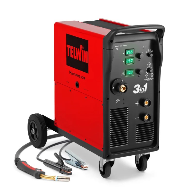 TELWIN MASTERMIG 275i MIG-MAG/BRAZING/MMA ir TIG DC-Lift suvirinimo aparatas (816218, TELWIN)