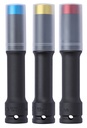 Wheel socket set 1/2 in. 6-point extra long with ring, 150 mm, 3 pcs (300312, SONIC)