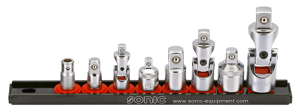 Adapteru un universālo šarnīru komplekts, 8 gab. (300814, SONIC)