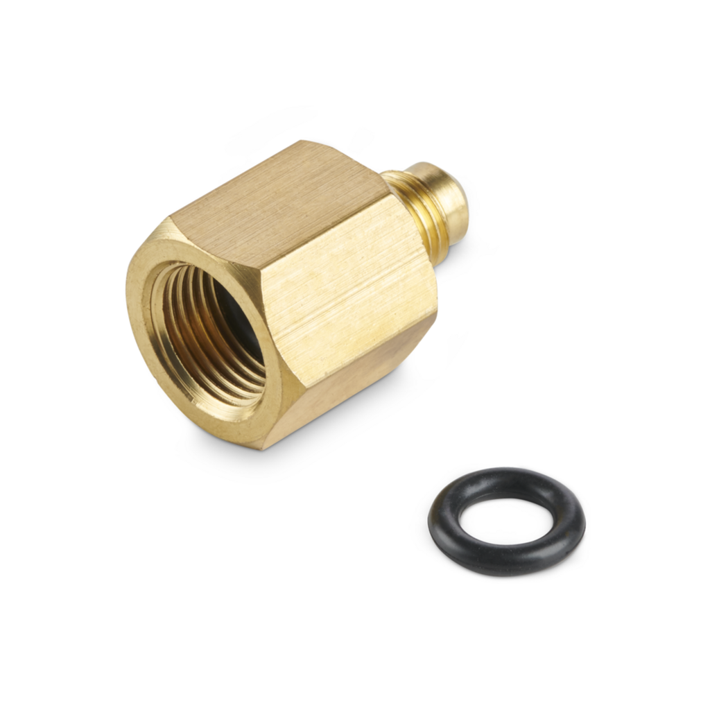 Adapter 3/8" SAE internal thread x 1/4" SAE external thread (8885400051, WAECO)