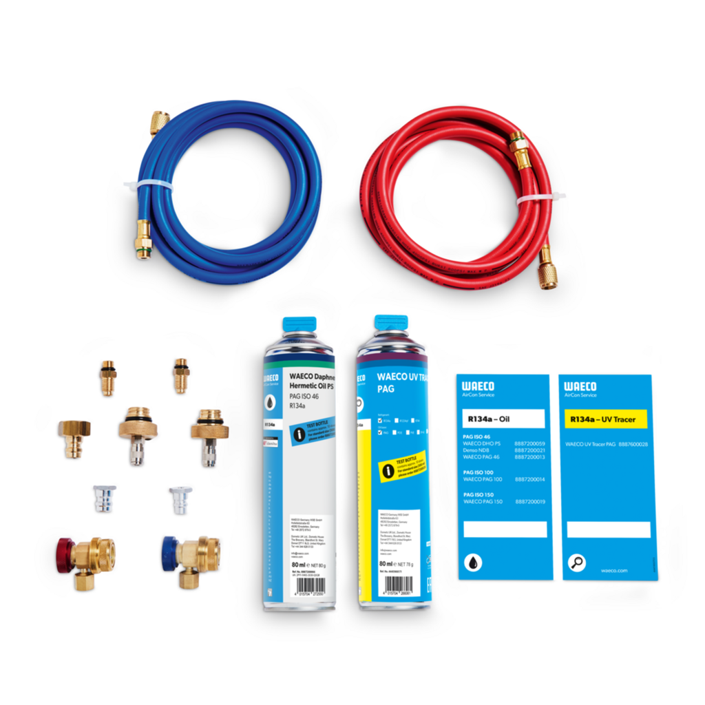 Jungiamasis (pildymo) žarnų rinkinys 5 m, R134a/R513A (8885500009, WAECO)