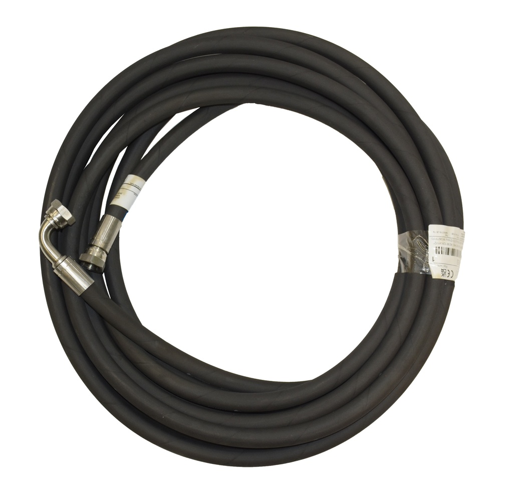 Hose Chem 10Mx1/2"      G1/2"(f)-90°G1/2"(f) Stainless Steel (3070057, EUROLUBE)