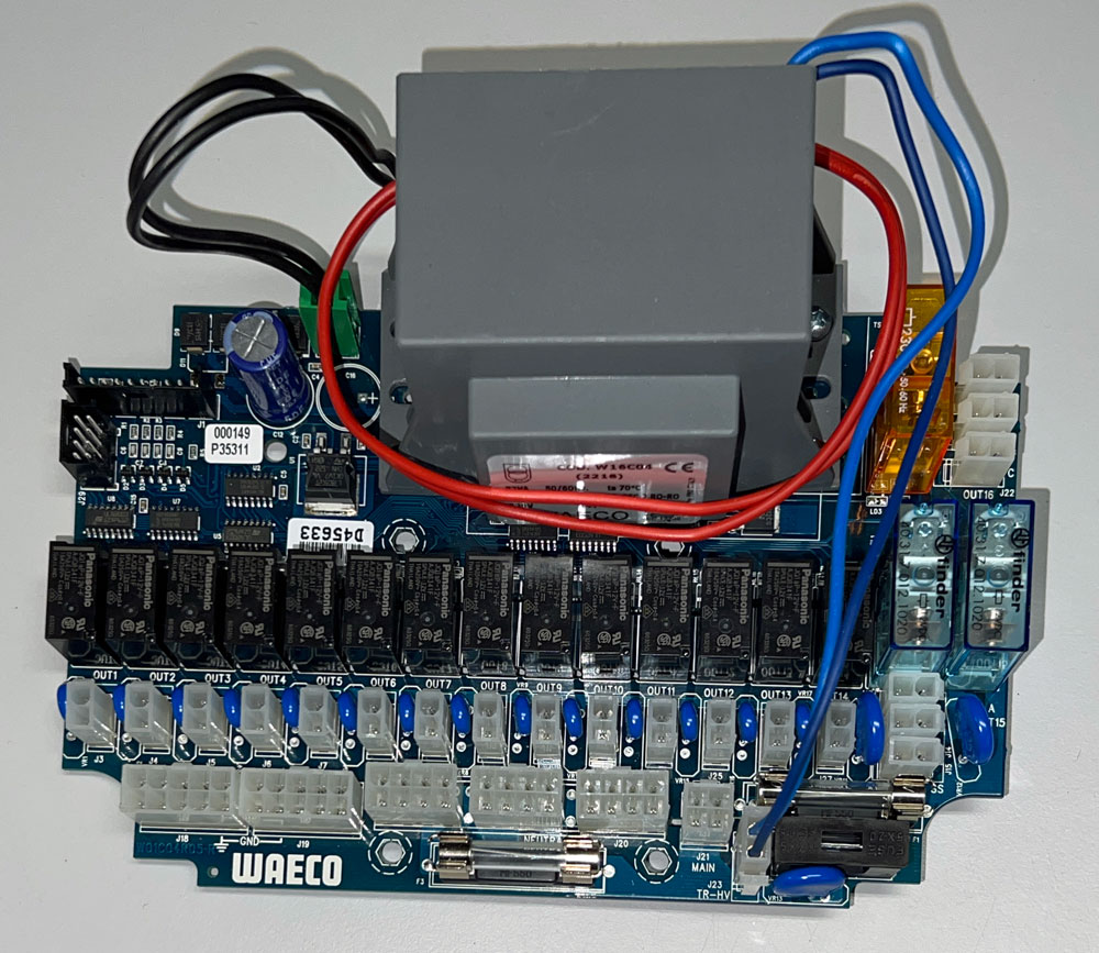 Power board ASC 5500 RPA V2 (4441000149, WAECO)
