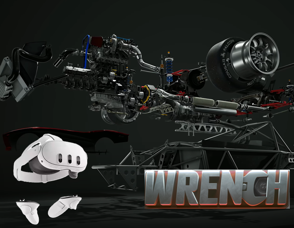 Simuliacinės mokymosi įrangos komplektas Meta Quest 3 + Wrench (Wrench+Meta Quest 3)