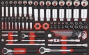 Tool set for tool trolleys 1/4, 3/8 and 1/2 in., 93 pcs. (309301, SONIC)