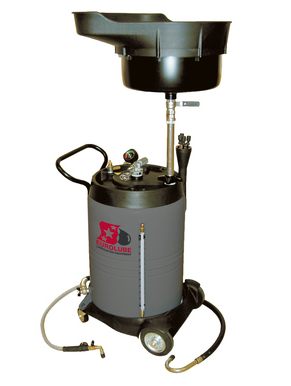 Waste oil collection container with suction set (318-86, EUROLUBE)
