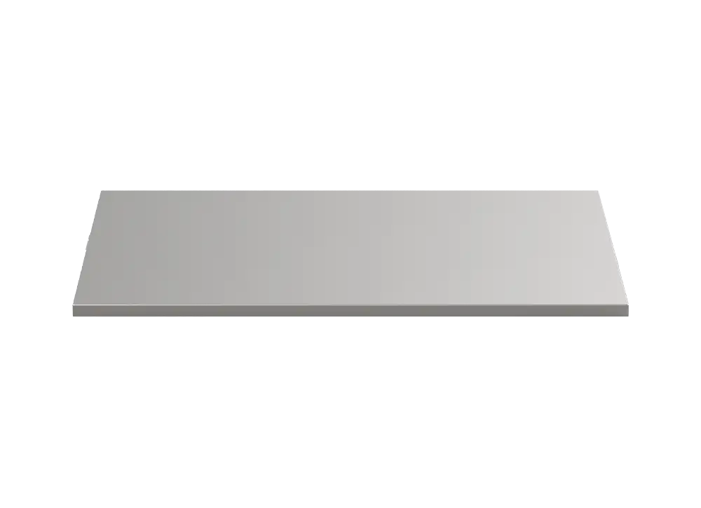 MSS+ stainless steel worktop for mobile cabinet 870x660x20 mm (5999604, SONIC)