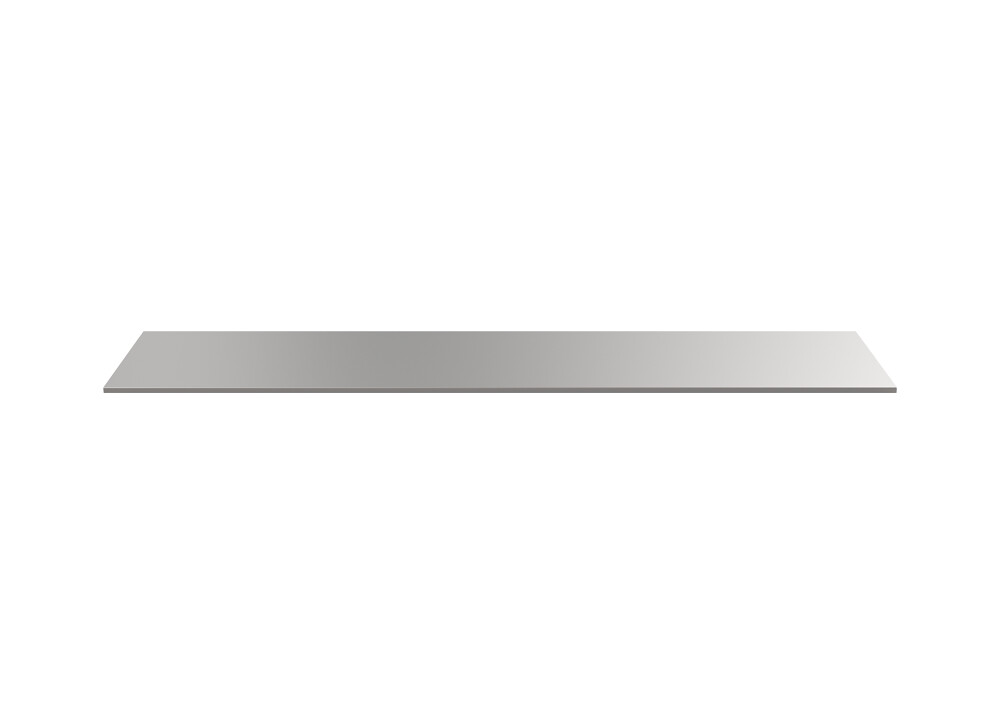 MSS+ stainless steel worktop 2431x650x20mm (5999709, SONIC)