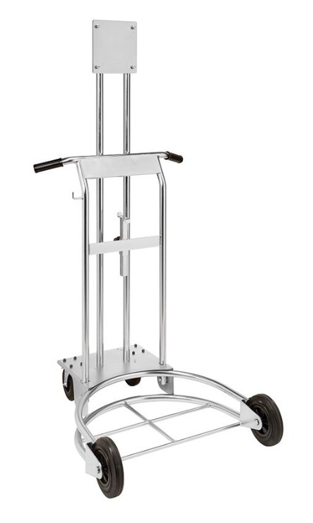 Vežimėlis 180÷220 kg tepalo statinėms su įrangos laikikliu (80215, RAASM)