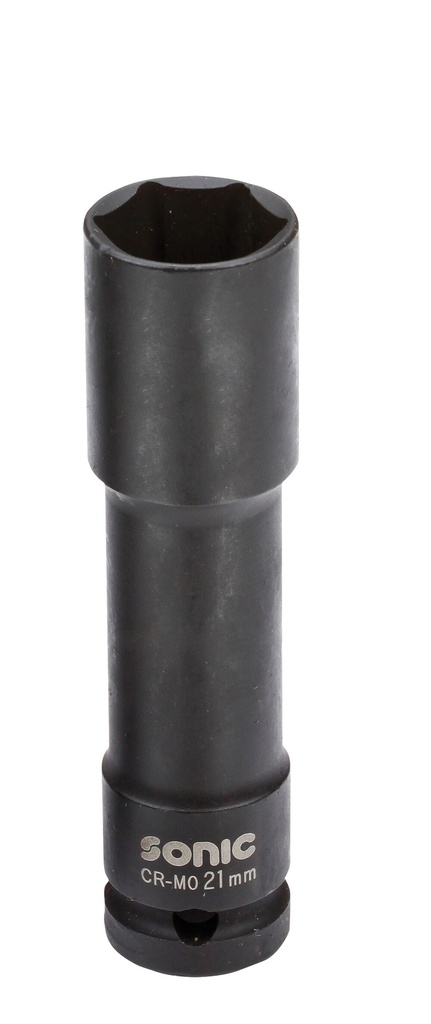 Impact socket 1/2 long thin wall 21mm (3310221, SONIC)
