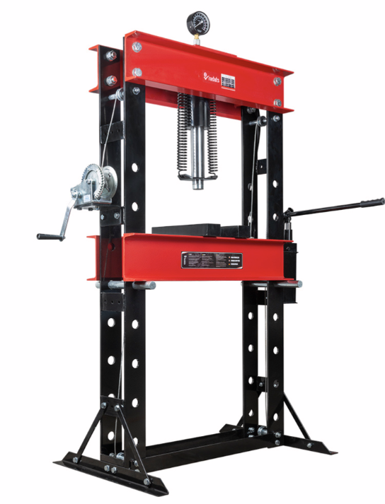 REDATS H-390 double action hydraulic press 50T (07-05-69, REDATS)