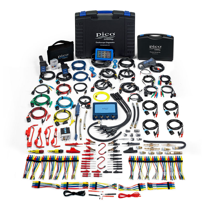 Automobiļu oscilogrāfa 4425A komplekts Master, 4 kanāli, pārnēsāšanas koferī (PQ194, PICO)