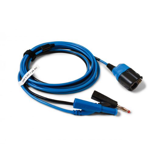 PicoBNC+ test lead with 4 mm permanent ground, 3 m, blue (TA404, PICO)