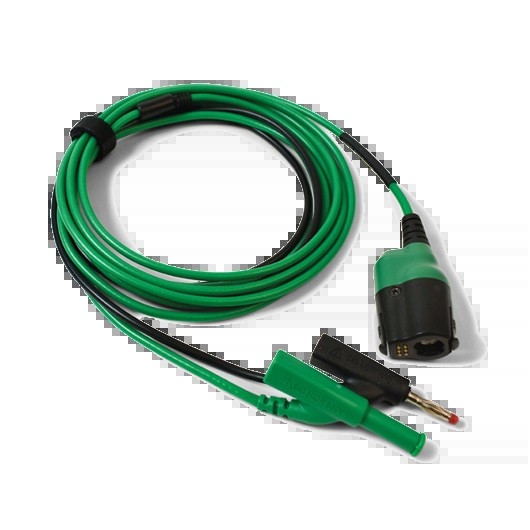 PicoBNC+ test lead with 4 mm connector, 5 m, green (TA477, PICO)