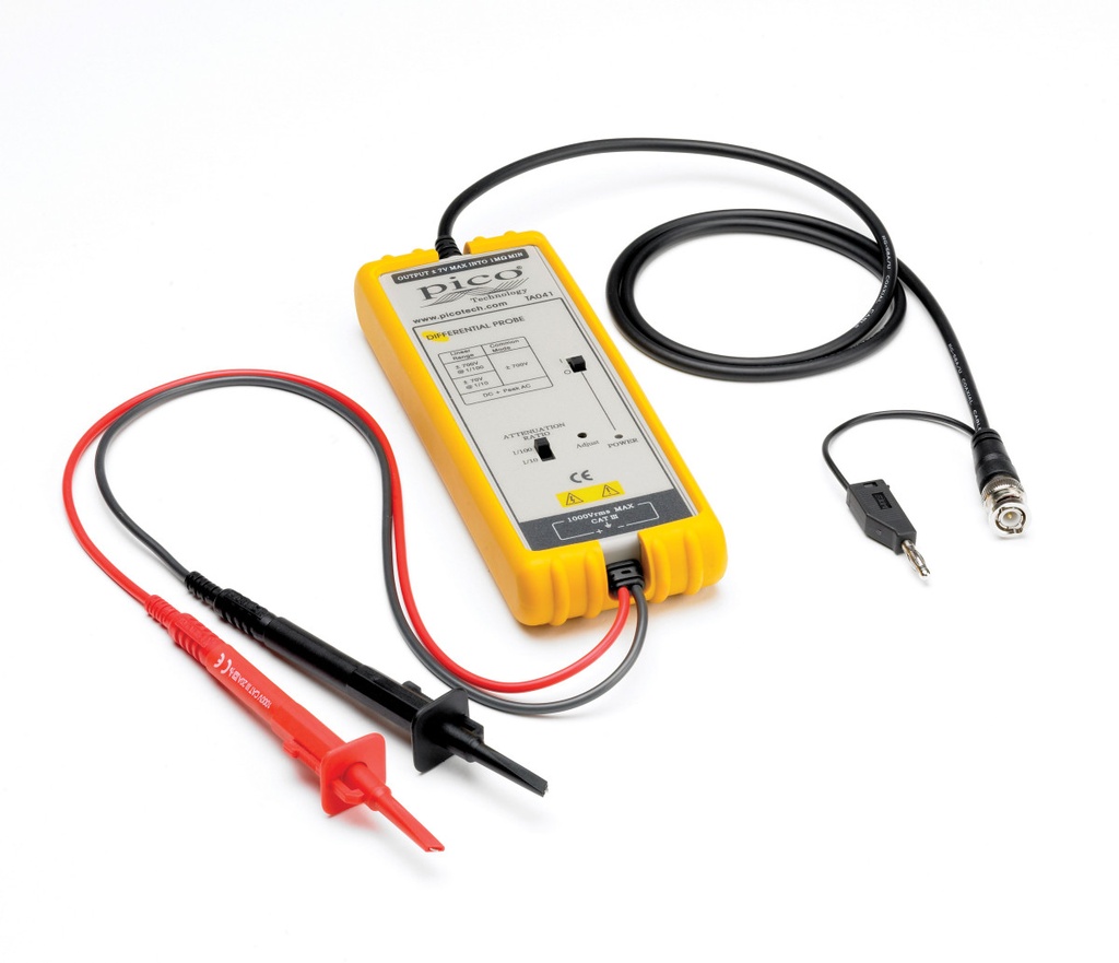 Diferenciālais zonde ×10/×100, 25 MHz, 700 V CAT III (TA041, PICO)