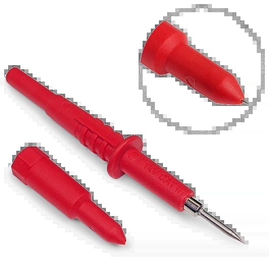 Multimetra tipa mērgals 1000 V CAT III, sarkans (TA311, PICO)