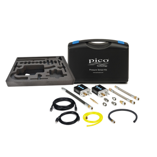 Dual WPS500X pressure transducer kit with carry case and foam insert, Pico Technology (PQ063, PICO)