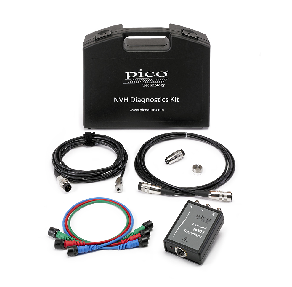 NVH trokšņu un vibrāciju diagnostikas komplekts Starter, nesamā koferī (PQ126, PICO)