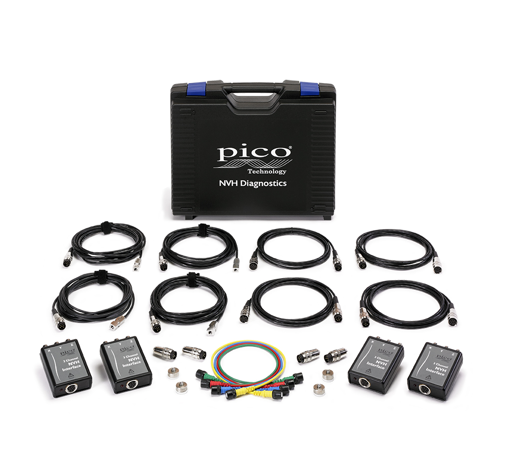 NVH triukšmo ir vibracijų diagnostikos rinkinys Advanced, nešiojimo dėkle (PQ120, PICO)